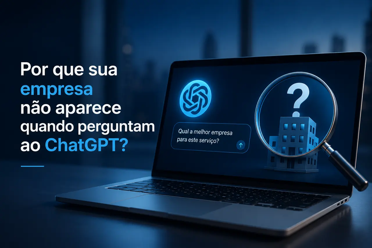 Por que sua empresa não aparece quando perguntam ao ChatGPT?